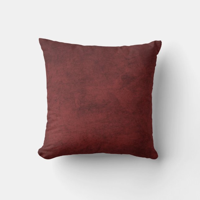 Cojín Decorativo Rojo rubio de Borgoña (Anverso)