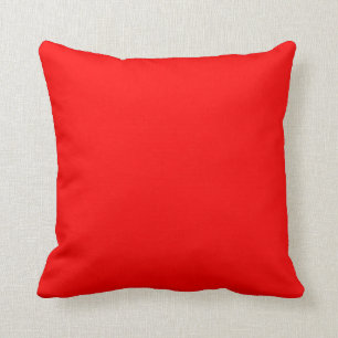 Cojín Decorativo Rojo sólido