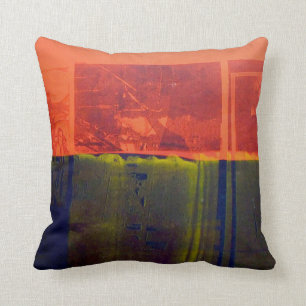 Cojín Decorativo Rojo y azul