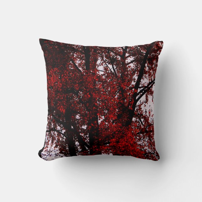 Cojín Decorativo Rojo y negro (Anverso)