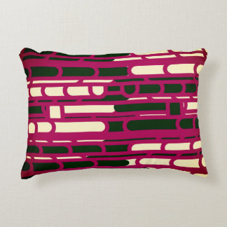 Cojín Decorativo Rojo y negro
