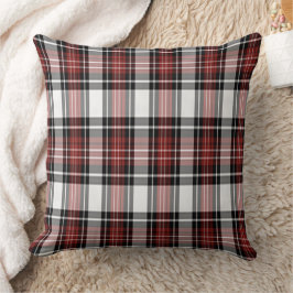 Cojín Decorativo Rojo Y Negro