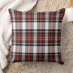 Cojín Decorativo Rojo Y Negro