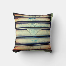 Cojín Decorativo Rollo de piano de papel antiguo