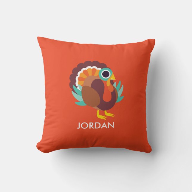 Cojín Decorativo Rollo la Turquía (Anverso)