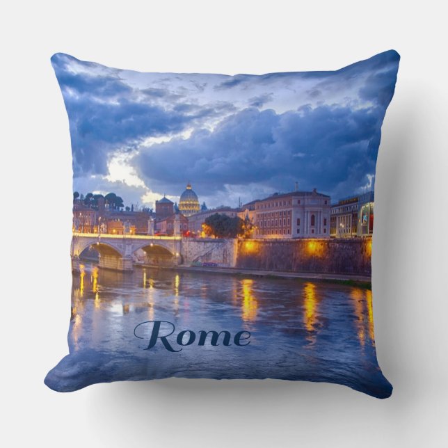 Cojín Decorativo Roma Italia Hermosa (Anverso)
