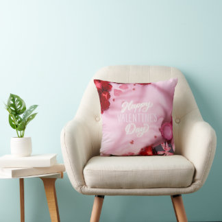 Cojín Decorativo Romantic "Happy Valentine's Day" Rose 