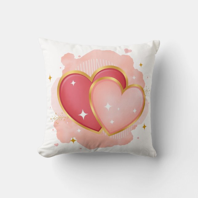 Cojín Decorativo Romantic Heart Pillow design (Anverso)