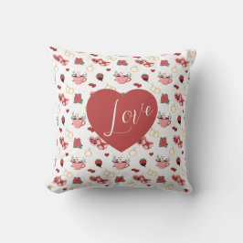 Cojín Decorativo Romantic Valentine’s Day Throw Pillow