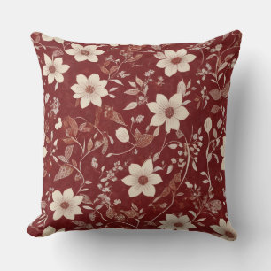 Cojín Decorativo Romántico floral vintage