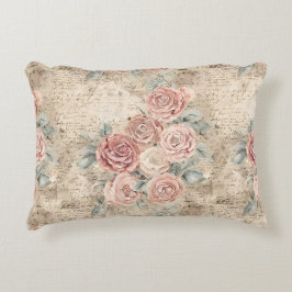 Cojín Decorativo Romántico rosa rosa rosa rosa rosa dulce Fondo de 