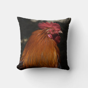 Cojín Decorativo Rooster Rojo