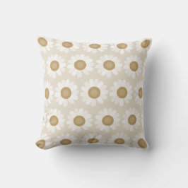 Cojín Decorativo Rooted & Blooming – Manzanilla Beige