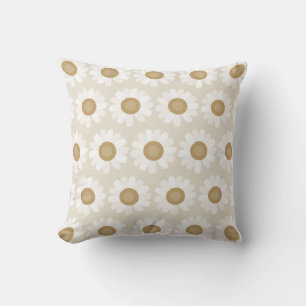 Cojín Decorativo Rooted & Blooming – Manzanilla Beige
