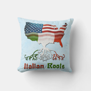 Cojín Decorativo Roots italianos americanos