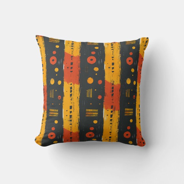 Cojín Decorativo Ropa de barro africana (Anverso)