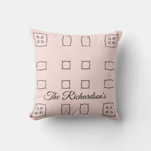 Cojín Decorativo Ropa de cama minimalista geométrica personalizada