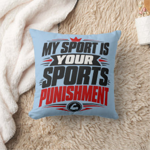 Cojín Decorativo Ropa de castigo para tu deporte es mi deporte corr
