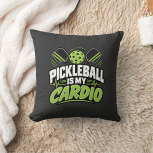 Cojín Decorativo Ropa deportiva de pickleball "PICKLEBALL ES MI CAR