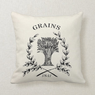 Cojín Decorativo Ropa faux linen de la casa de campo francesa