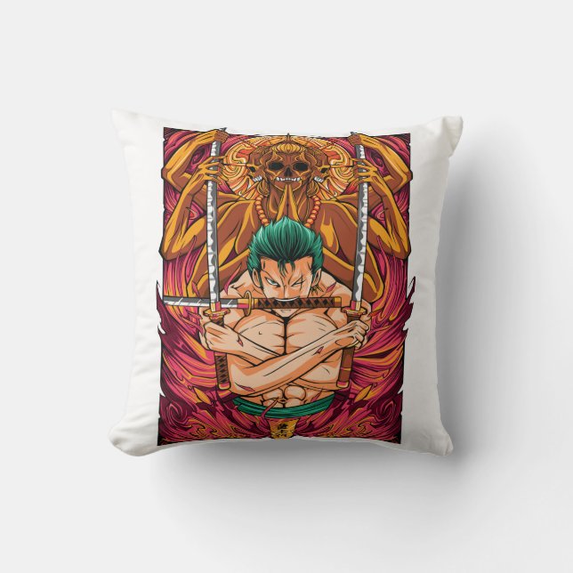 Cojín Decorativo Roronoa Zoro One Piece (Anverso)