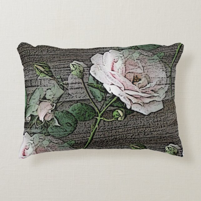 Cojín Decorativo Rosa (Anverso)