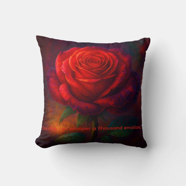 Cojín Decorativo Rosa (Anverso)