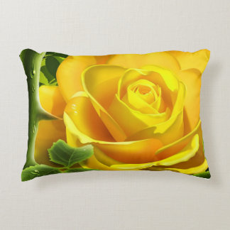 Cojín Decorativo Rosa amarilla