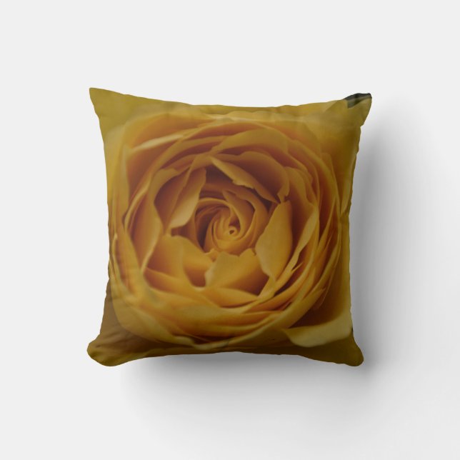 Cojín decorativo rosa amarillo (Anverso)