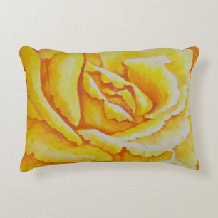 Cojín Decorativo Rosa amarillo