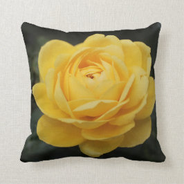 Cojín Decorativo Rosa amarillo hermoso