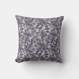 Cojín decorativo Rosa azul