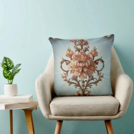 Cojín Decorativo Rosa Barroca 