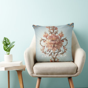 Cojín Decorativo Rosa barroco