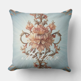 Cojín Decorativo Rosa barroco