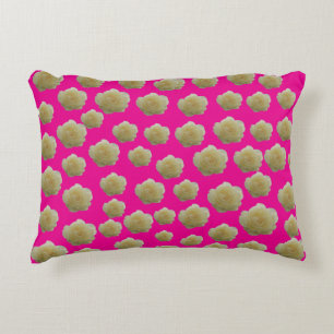 COJÍN DECORATIVO ROSA BLANCA