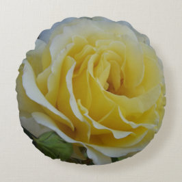 Cojín decorativo rosa blanco y amarillo