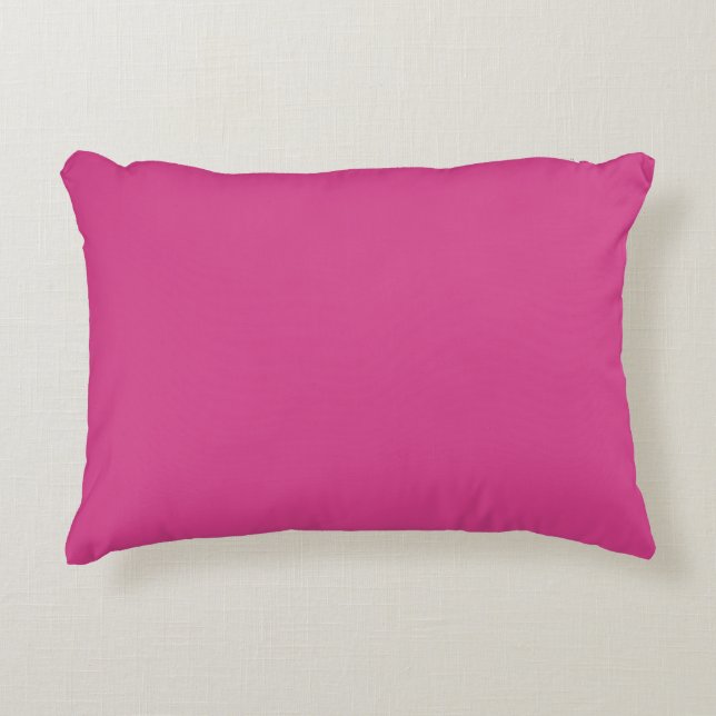 Cojín Decorativo Rosa Caliente (Anverso)