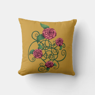Cojín Decorativo Rosa Carouche