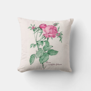 Cojín Decorativo Rosa Centifolia Foliacea