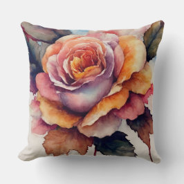 Cojín Decorativo Rosa de caída