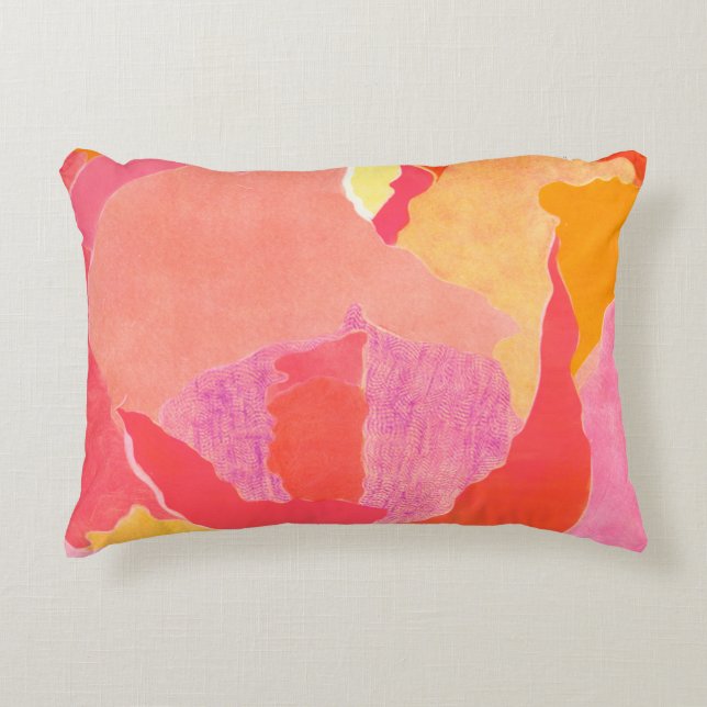 Cojín Decorativo Rosa de col IV (Anverso)