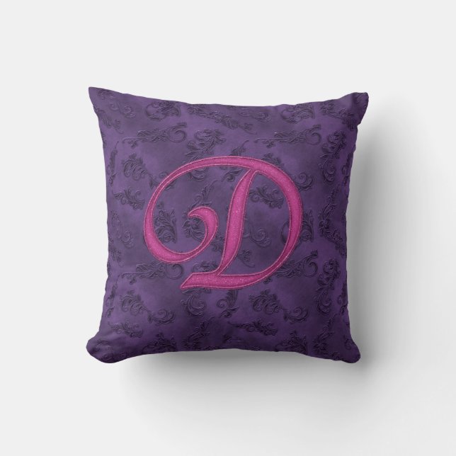 Cojín Decorativo Rosa de cosecha rosa D (Anverso)