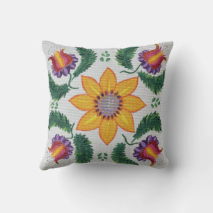 Cojín Decorativo Rosa de girasol