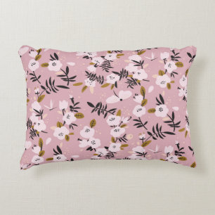Cojín Decorativo Rosa de la flor del cerezo: primavera tensa