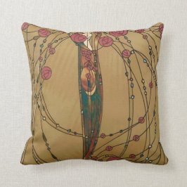 Cojín Decorativo Rosa de Margaret MacDonald MacKintosh