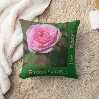 COJÍN DECORATIVO ROSA DE ROSA ROSA/PARADA! HUELE A LOS ROSAS/ROPA Y
