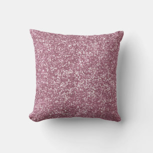 Cojín Decorativo Rosa dorado Glitter secuenciador rosa pálido elega
