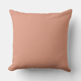 Cojín Decorativo Rosa Dorado Sólido, Moderno, Simple