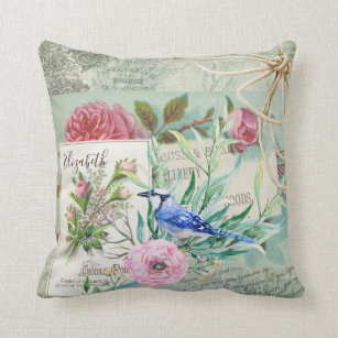 Cojines Pajaros Del Arrendajo Azul Zazzle Es